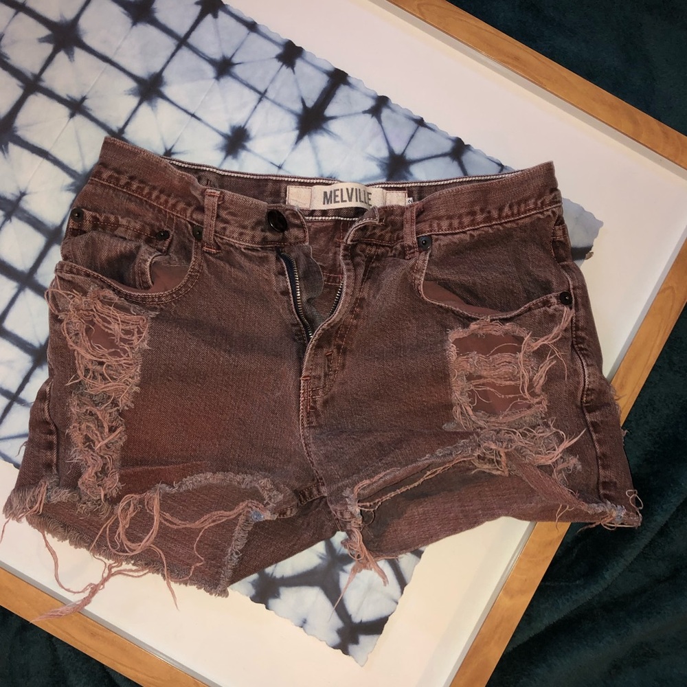 Dark red/ brown Brandy Melville Shorts